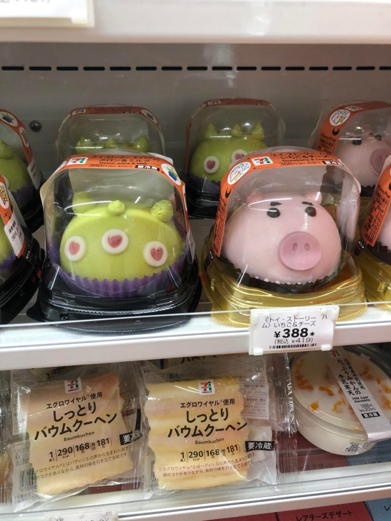 Toy Story mochi cakes from 7/11