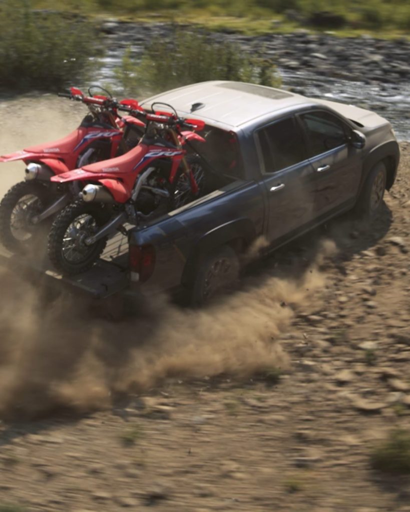 Put the redesigned Ridgeline to the test and watch it rise to the challenge. Now...