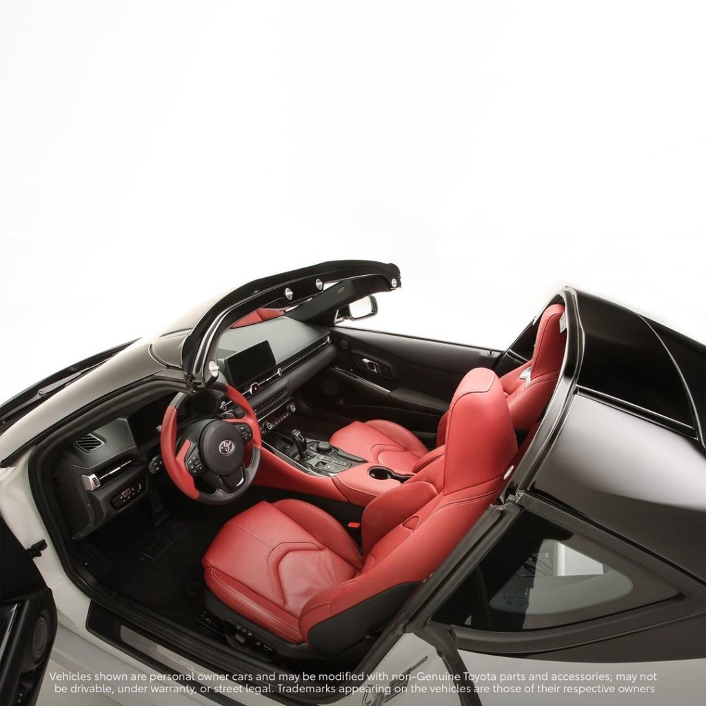 The 2021 GR #Supra Sport Top blew the roof off #SEMA2020! This prototype open-ai...