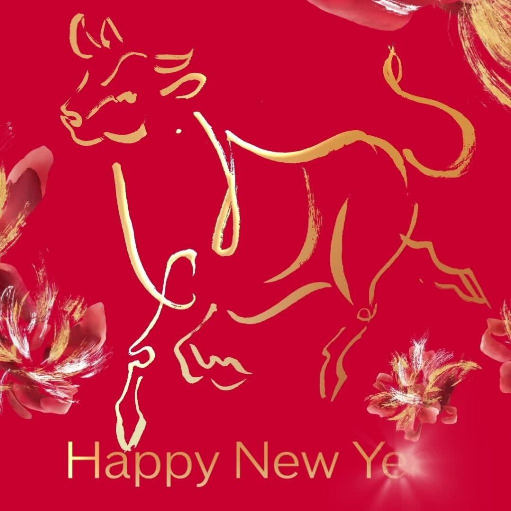 Diligent. Dependable. Determined. Tomorrow marks the Year of the Ox. Wishing you...