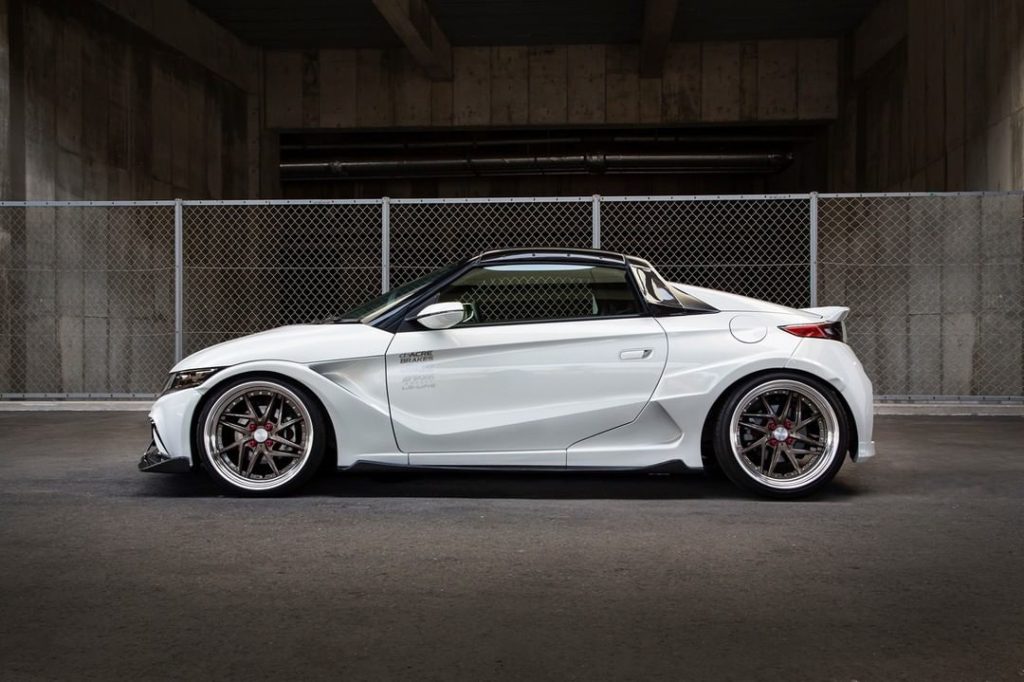 GARAGEVARY S660 on WORK RIZALTADO MESH2
ホイールサイズ：(F)17inch 7.0j (R)17inch 7.5j　　　...