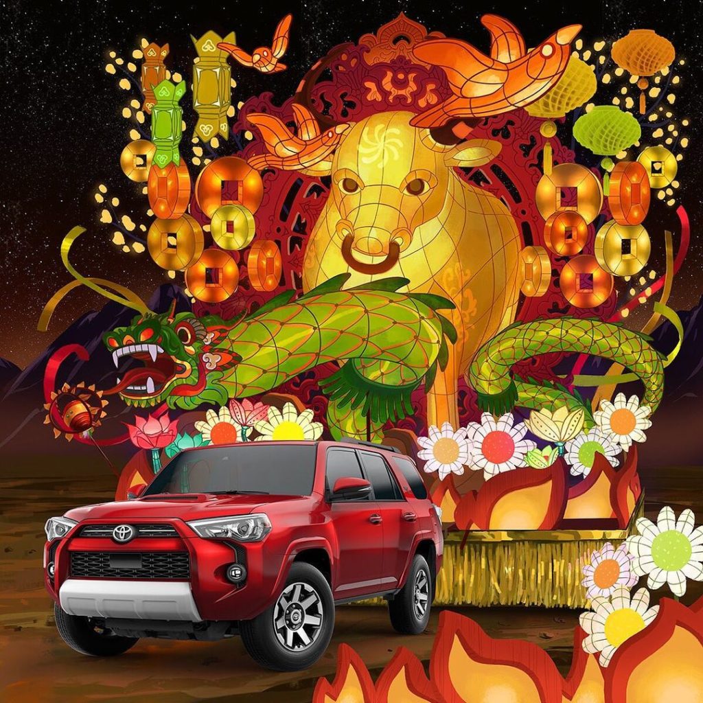 Happy year of the ox! What is your zodiac animal? Ours is the  ox.  #4Runner #L...