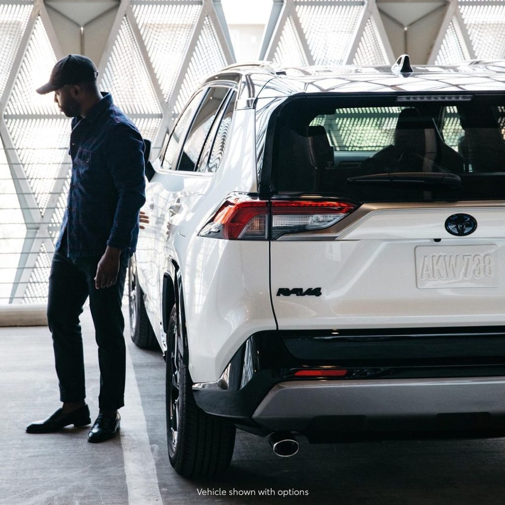 The perfect wingman. #RAV4 #Hybrid #LetsGoPlaces...