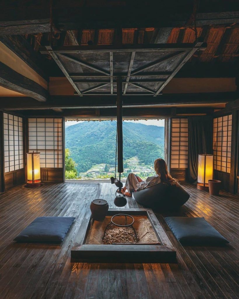 When the views are this good, we could sit here all day!  This is a traditional ...