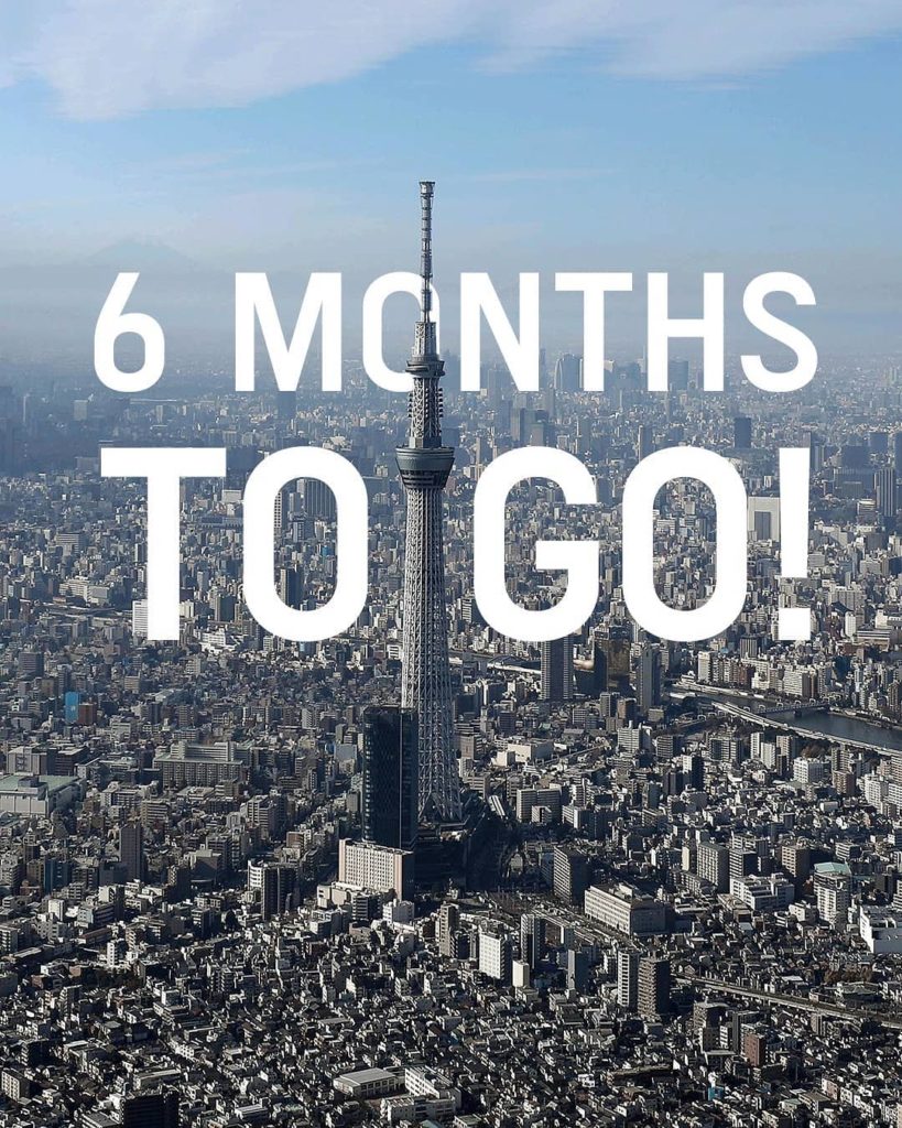 6⃣ Months To Go!  @paralympics



#Tokyo2020 #UnitedByEmotion...