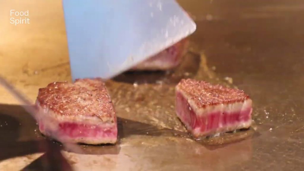 $100 Kobe Beef Teppanyaki  Sirloin Steak Japan   神戸牛鉄板焼きサーロインステーキジャパン $100 Kobe Beef Teppanyaki  Sirloin Steak Japan   神戸牛鉄板焼きサーロインステーキジャパン