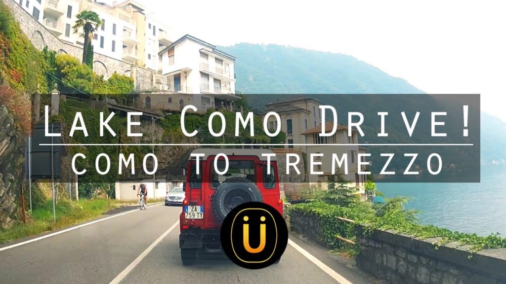 Italy Lake Como Drive!! Como to Tremezzo!