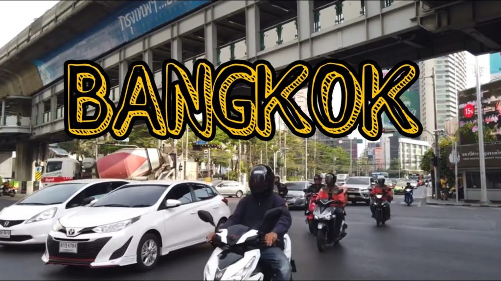 Street Views Bang Kok City Thailand , walking in Bang Kok ,Thailand