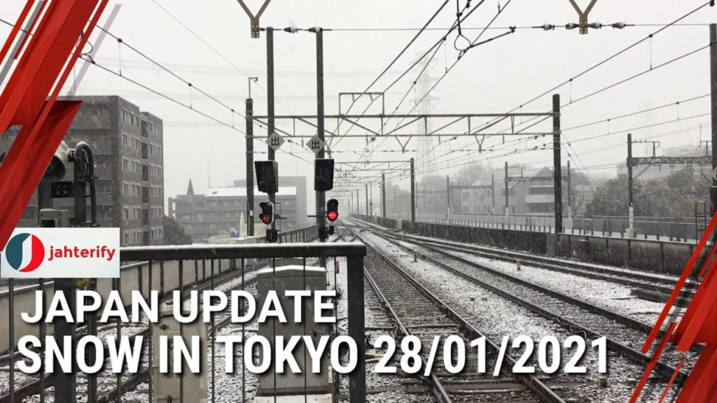 【JAPAN UPDATE】FIRST SNOW IN TOKYO TODAY 28/01/2021