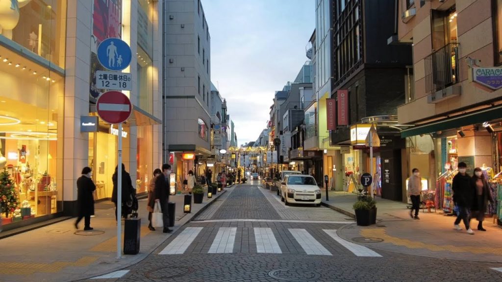 Tokyo Evening Walking ✨4K　Motomachi　Shopping Streets　Japan🎧High Quality Binaural
