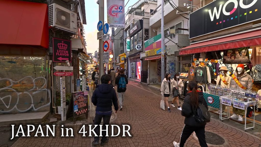 Walking from Tokyo Yoyogi to Harajuku・4K HDR
