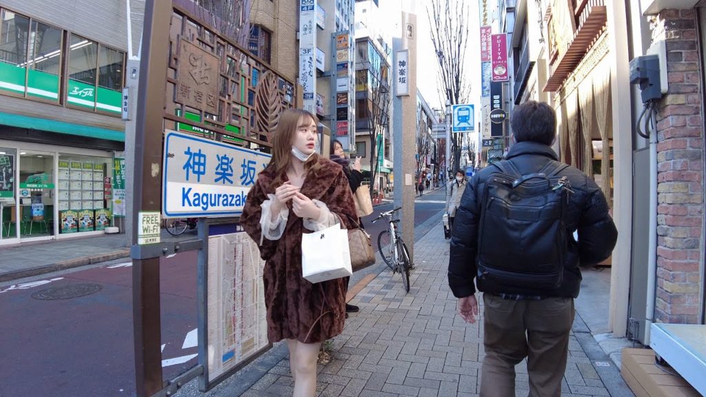 【4K】How to walk on Kagurazaka,Tokyo(東京の神楽坂散歩)【2021】