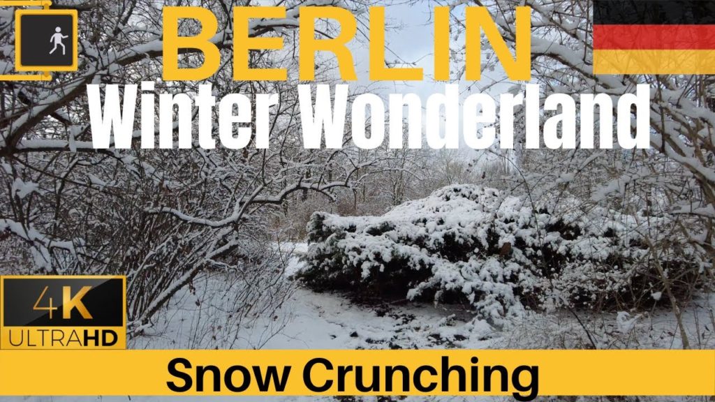🎬 🎥 ► Winter Wonderland Berlin Friedrichshain【4K】Walking Tour | Snow Crunching ⭐⭐⭐⭐⭐
