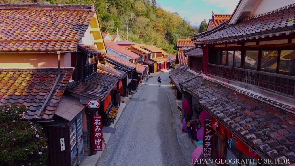 JG☆☆☆☆ 8K HDR 岡山 べんがらで栄えた吹屋の街並 タウンスキャナ(大学院レベル地理歴史文化巡検) Okayama, Fukiya, Academic Exploration