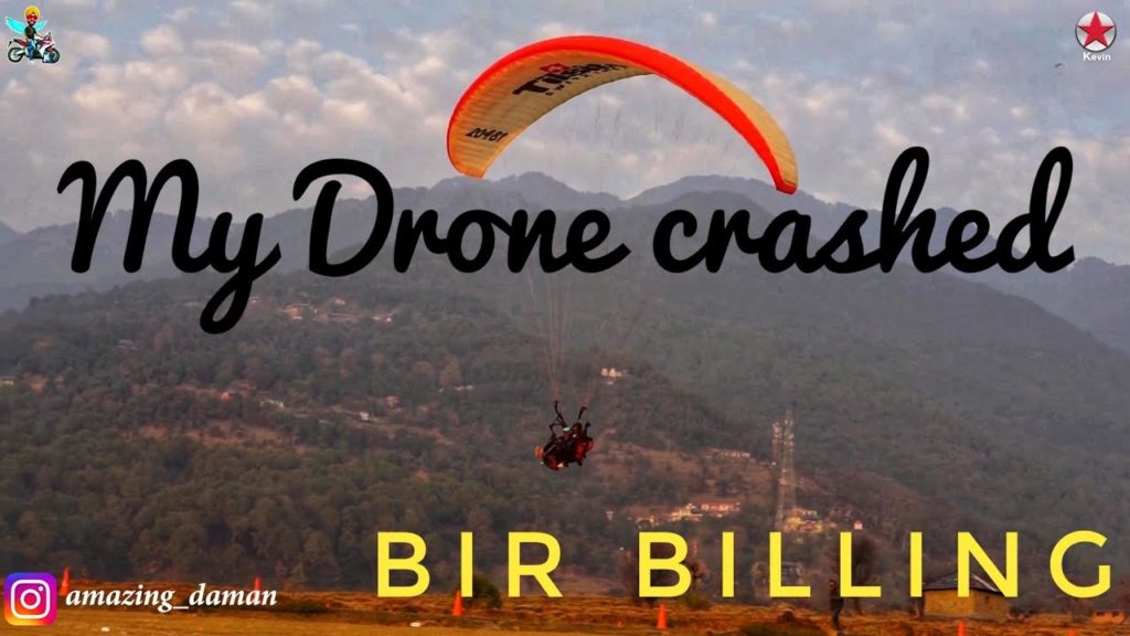 My drone #CRASHED 🥺 in Bir Billing /🪂 Paragliding Landing Ground 🧟