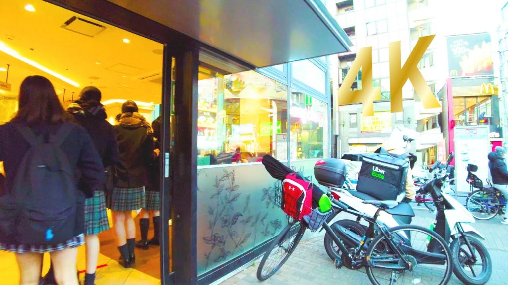 [4K ASMR] From Asagaya in Tokyo, Japan to Nakano Evening walk (non-stop 1 h 05 min) Underpass