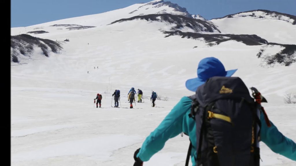2018 Mt Chokai Backcountry ski tour, Akita, Japan