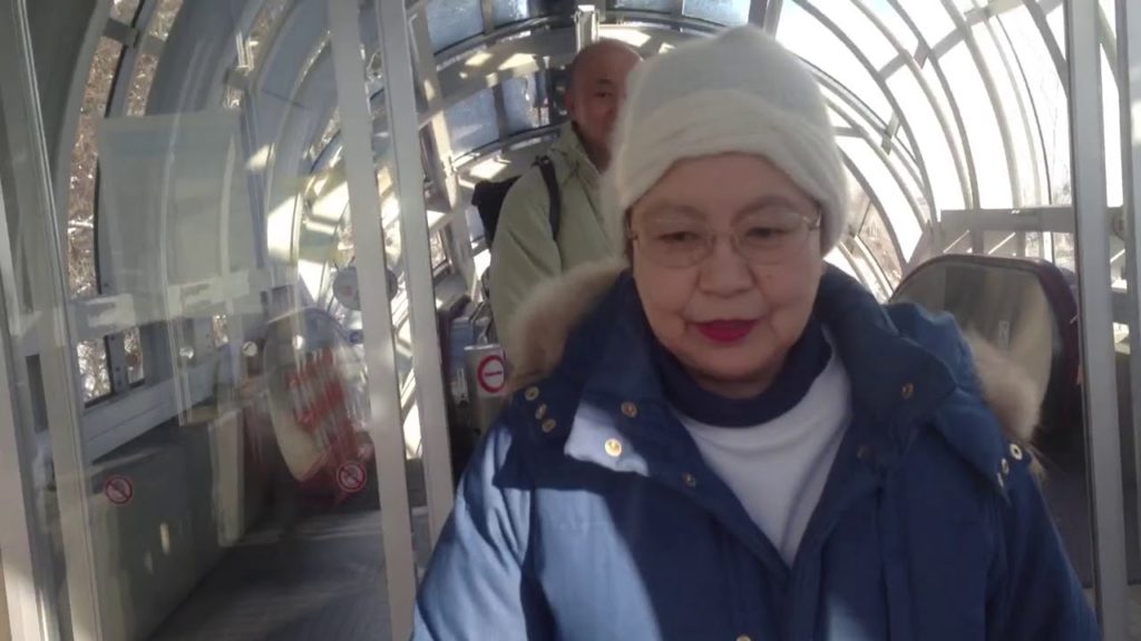 Okayama ski mountain visit,Sapporo City,Hokkaido,Japan