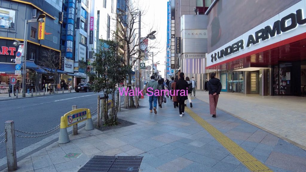 【4K】Walk on from shinjuku to shinbashi in Tokyo.Part1(新宿から新橋まで散歩Part1)【2021】【東京】