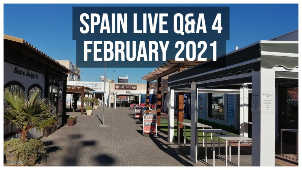 Spain Live Q&A 4 February 2021