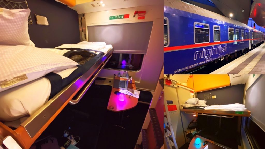 Empty ÖBB Nightjet Ghost Train NJ 457 Berlin – Vienna in Deluxe Sleeping Car with Ensuite Shower Empty ÖBB Nightjet Ghost Train NJ 457 Berlin - Vienna in Deluxe Sleeping Car with Ensuite Shower