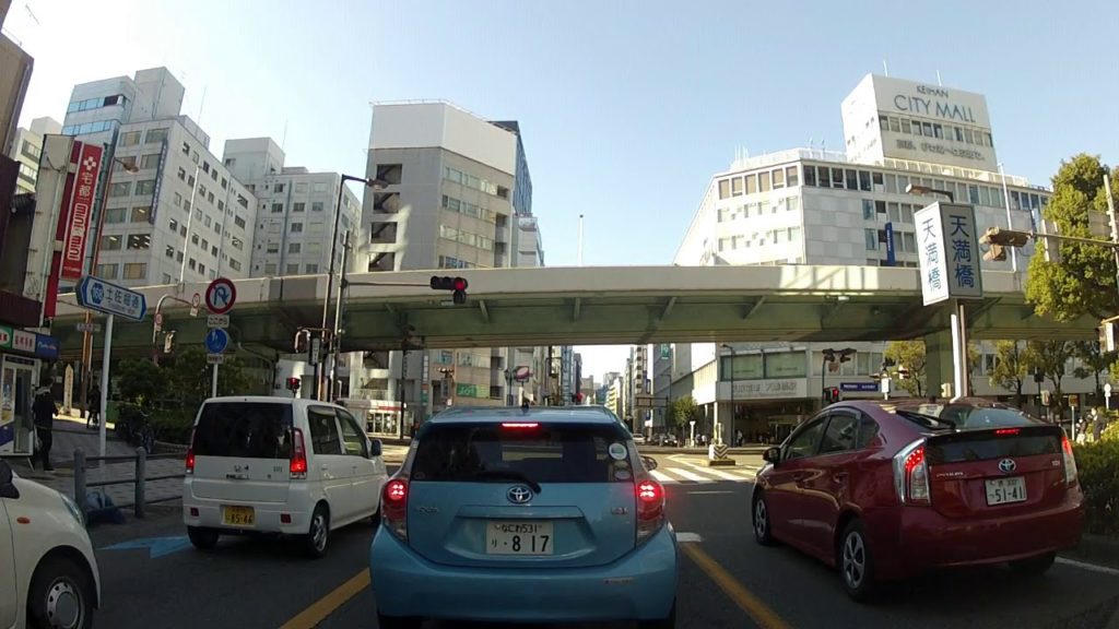 Driving in Osaka Japan