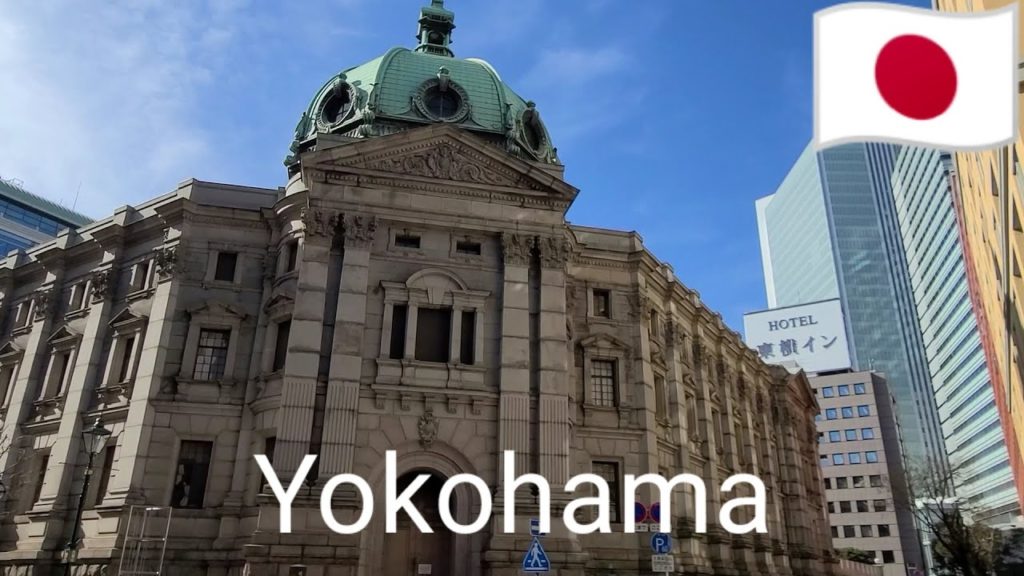 ８K🇯🇵【横浜みなとみらいロープウェイ桜木町 汽車道 馬車道]】a walk around the japan