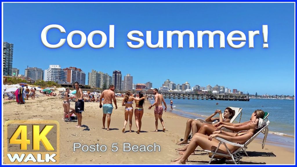 【4K】WALK PUNTA del ESTE 2021 Mansa Beach Uruguay 4k video