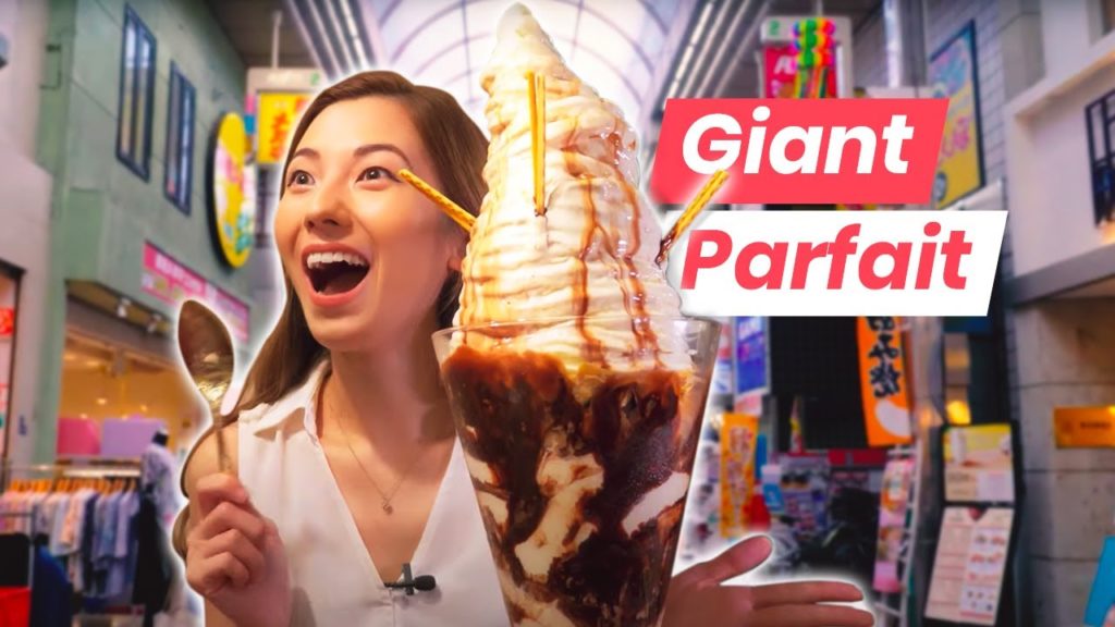 3.5kg GIANT PARFAIT & Street Food in Musashi Koyama, Tokyo 3.5kg GIANT PARFAIT & Street Food in Musashi Koyama, Tokyo