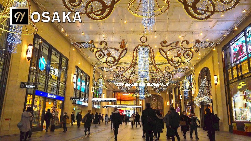 【OSAKA】Umeda Walking Tour in JAPAN  大阪・梅田駅周辺を歩いてみた【4K】