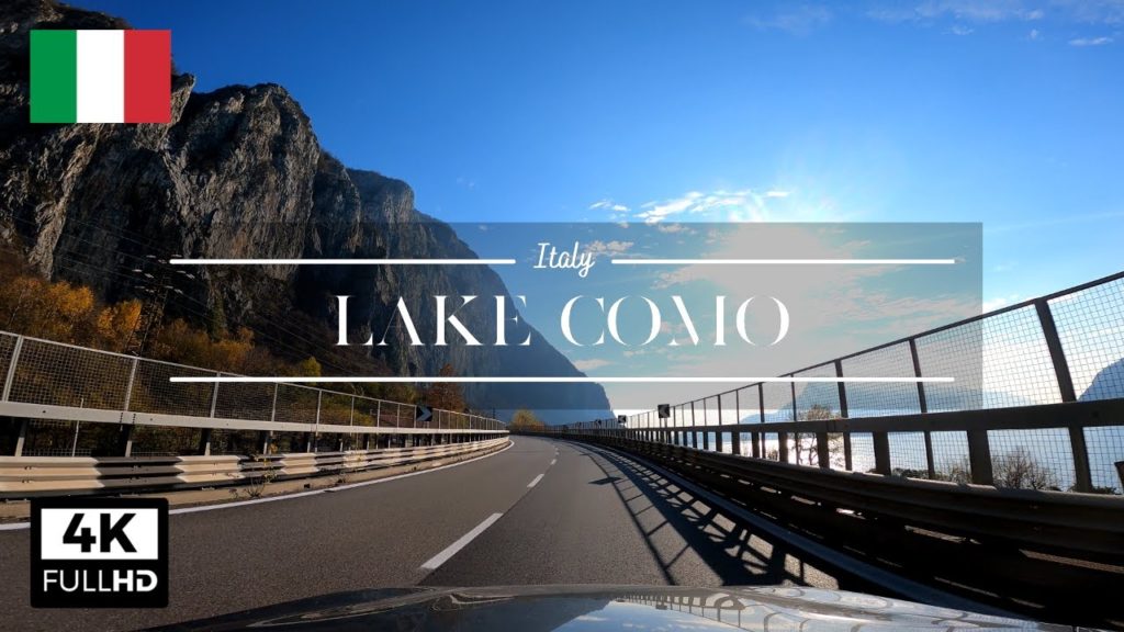 Drive along Lake Como