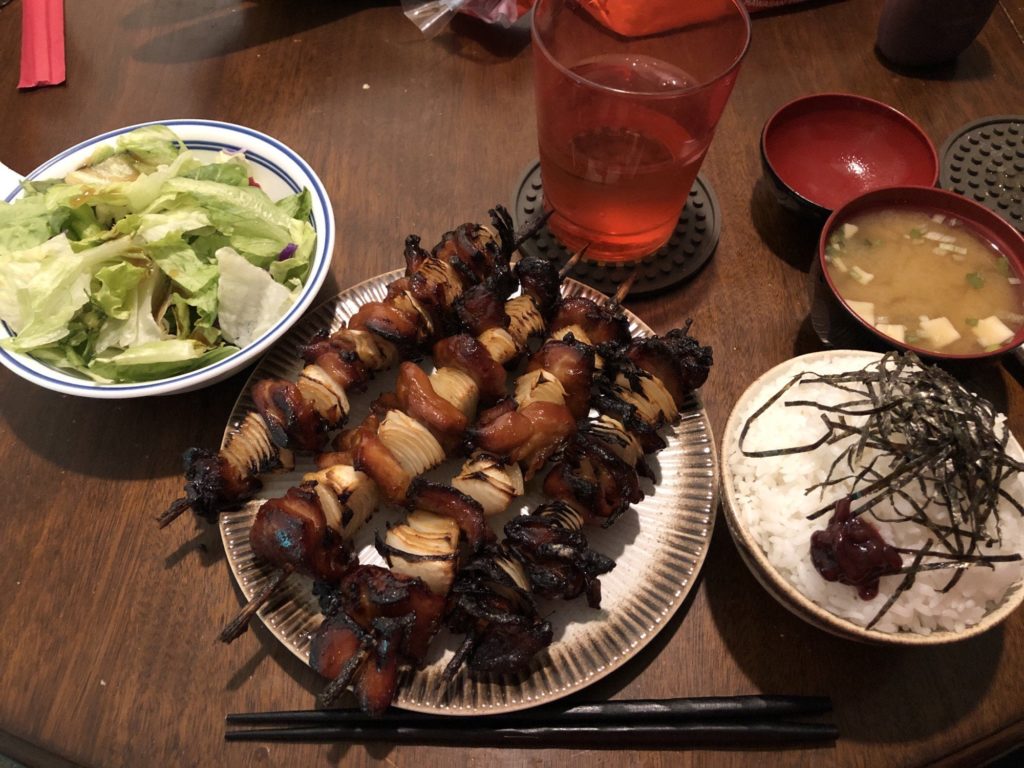 Homemade Yakitori set