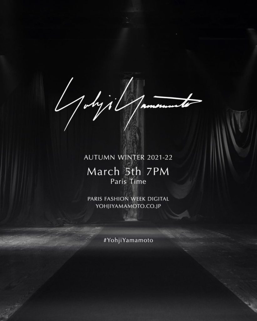 Yohji Yamamoto
AW21-22 Collection⁠  Today - Watch the collection -
7pm Paris Tim...