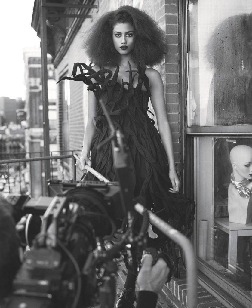 Yohji Yamamoto Spring-Summer 2021 collection look in @m_magazine  Styling by @m...