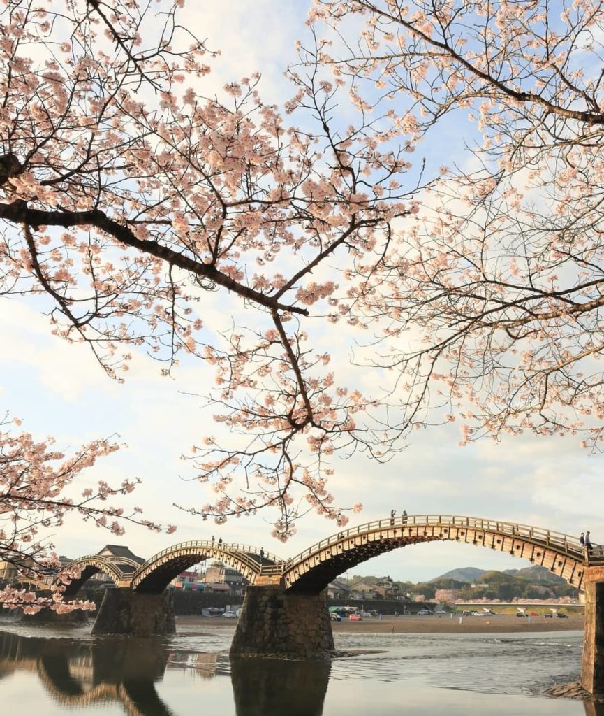 Remarkably, this elegant and quintessentially Japanese five-arched wooden bridge...