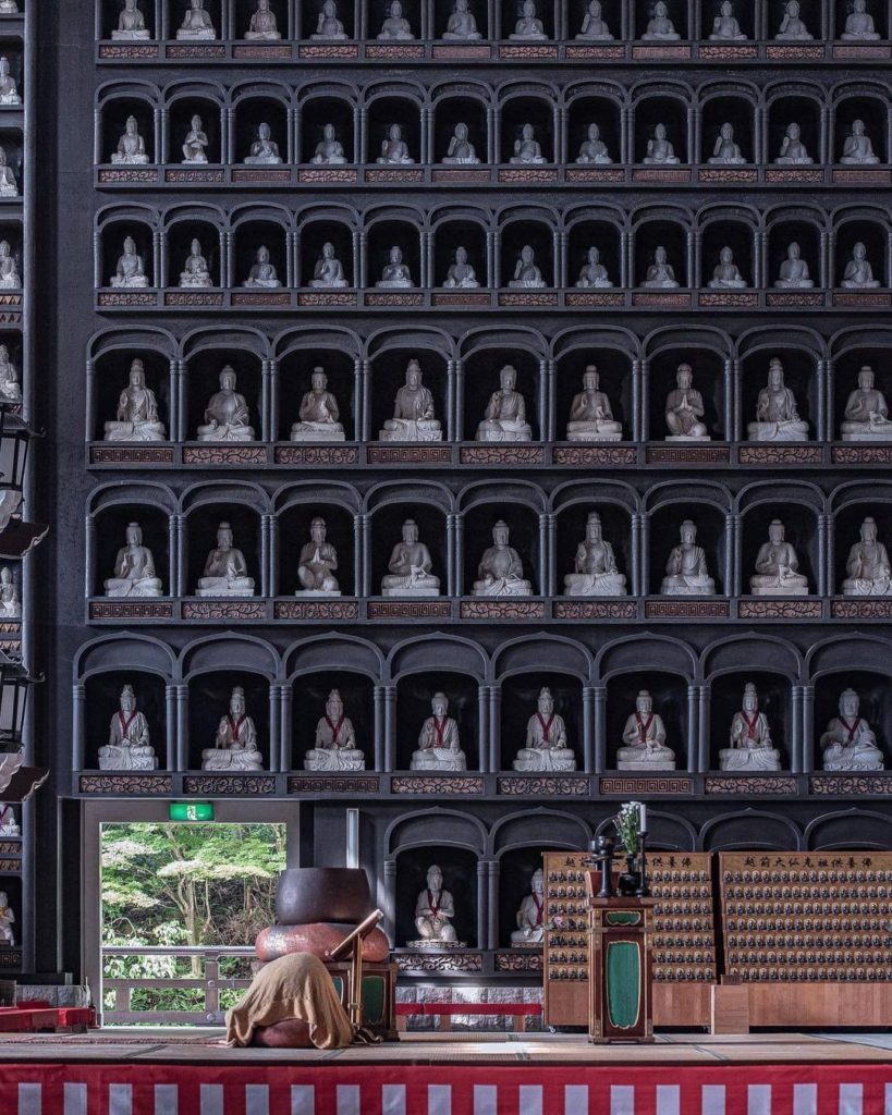 So many Buddhas! Here's just a portion of the powerful 1,712 stone Buddha wall a...