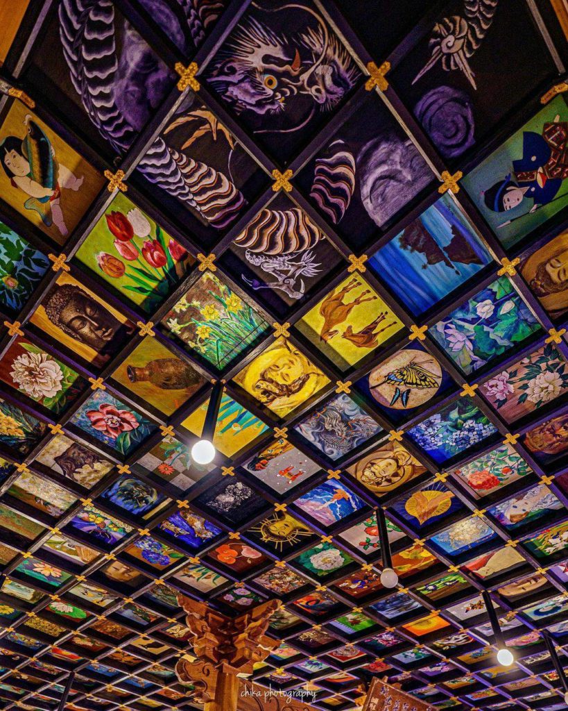 At many temples and shrines across Japan it's worth looking up - you're likely t...