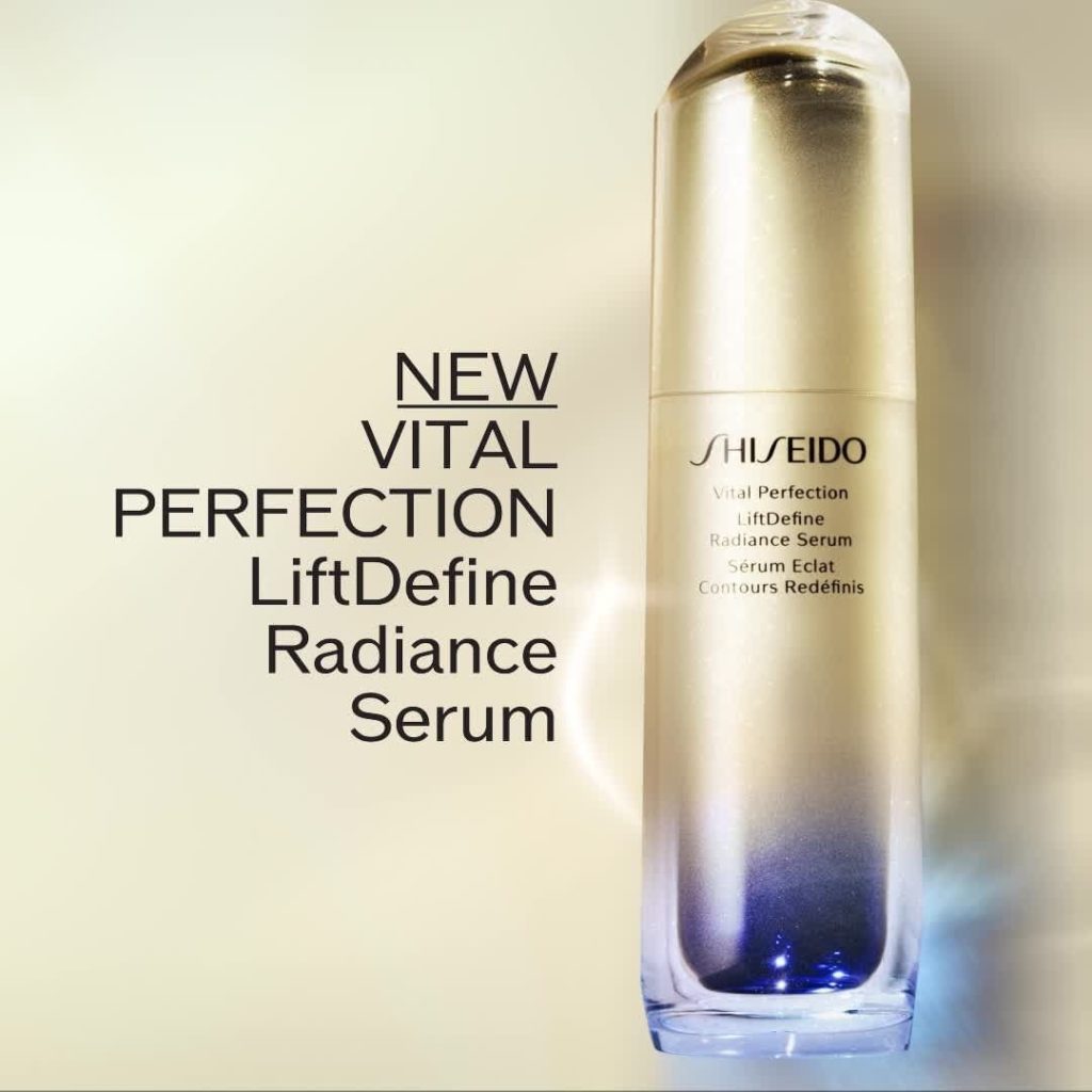 Vital Perfection LiftDefine Radiance Serum is always there to lift and light you...