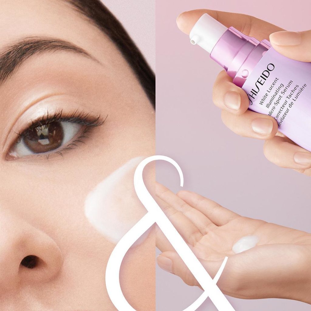 Ignite your inner light. Two pumps of White Lucent Illuminating Micro-Spot Serum...