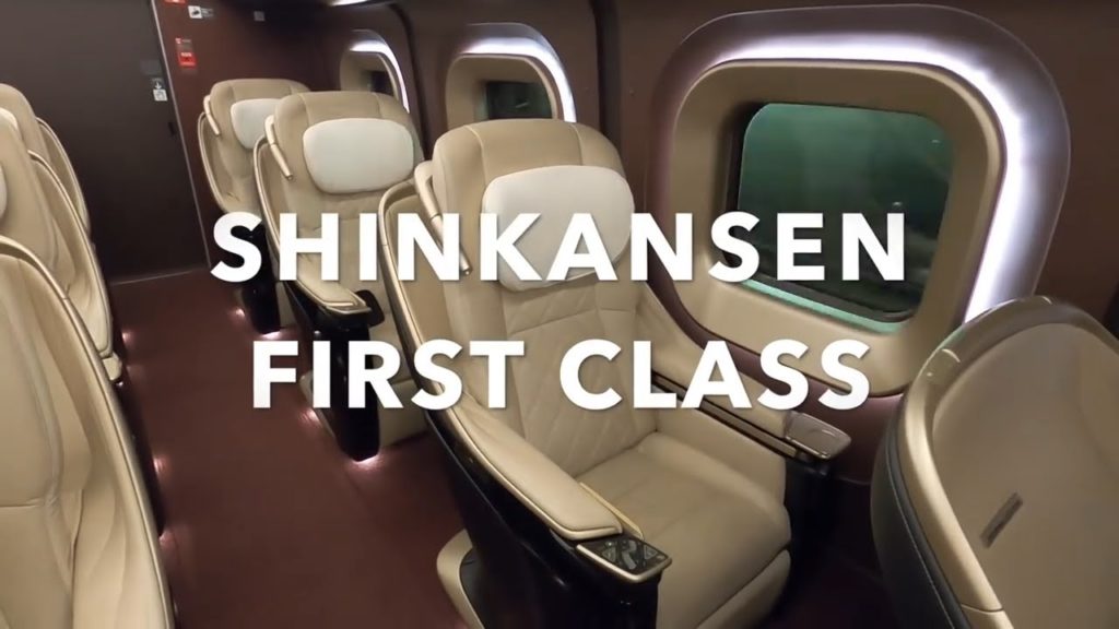 FIRST CLASS on THE SHINKANSEN in JAPAN (Niigata→Tokyo)