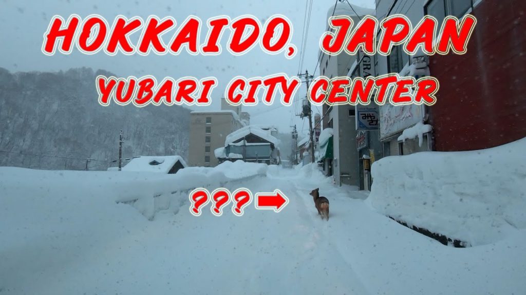 Drive in Hokkaido, Japan. Yubari City center. ORANGE ua