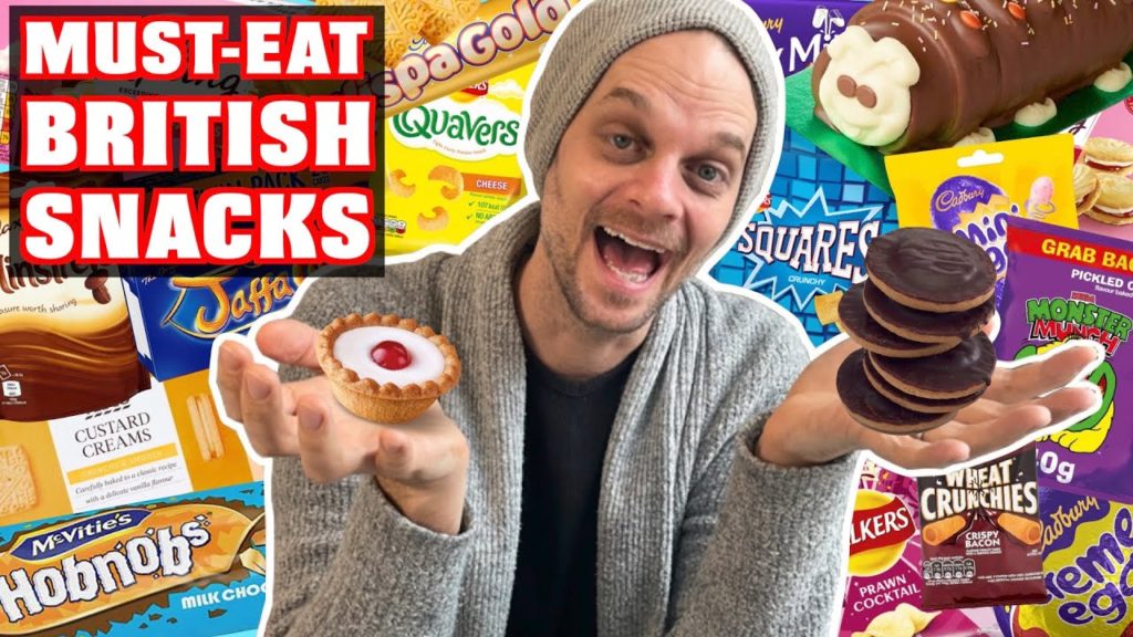 MUST EAT British Snack Foods When in UK - English Mukbang