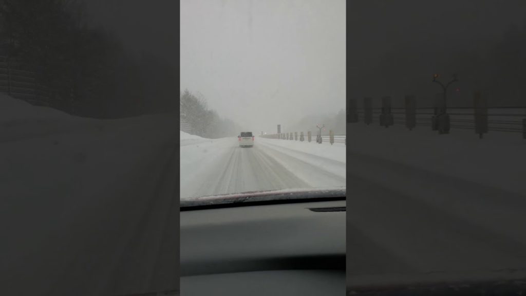 Snow drive Hokkaido car trip