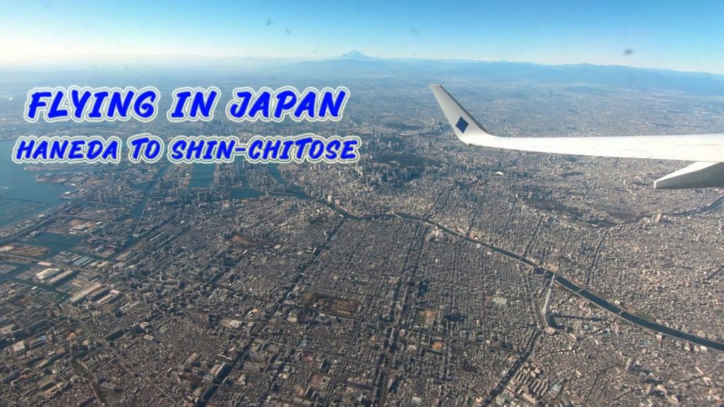 Flying In Japan. From Haneda to Shin-Chitose by Skymark Airline. ORANGE ua