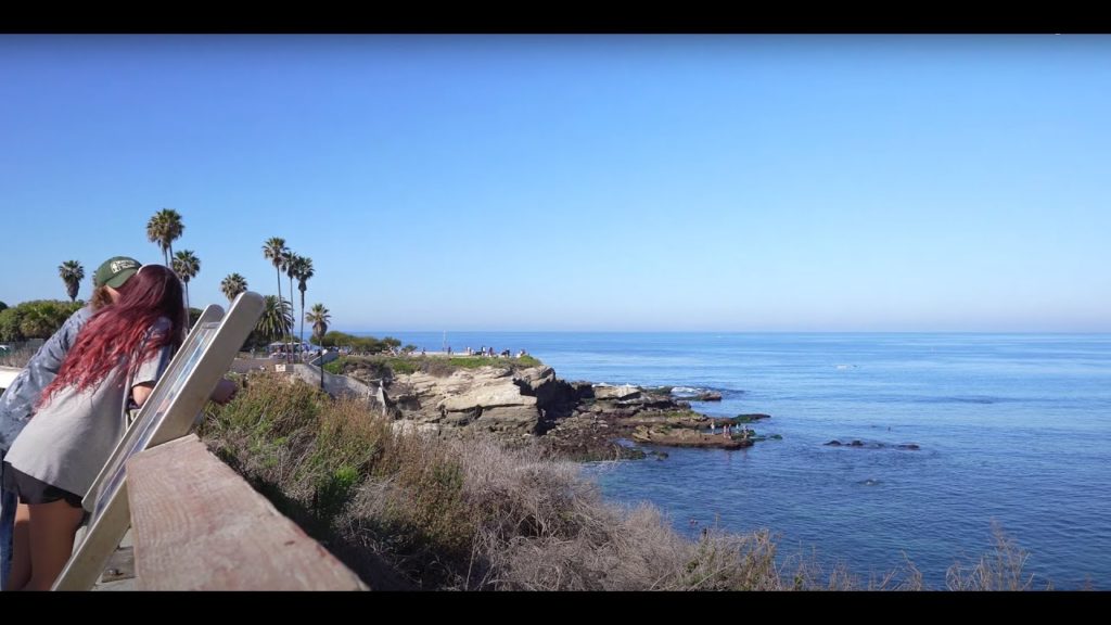 4k Walk-  La Jolla Cove  San Diego California Travel Tour Guide