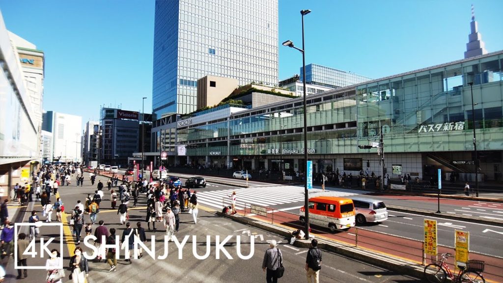 Shinjuku. Walking around the biggest station in Japan | 4K with Binaural Audio Shinjuku. Walking around the biggest station in Japan | 4K with Binaural Audio