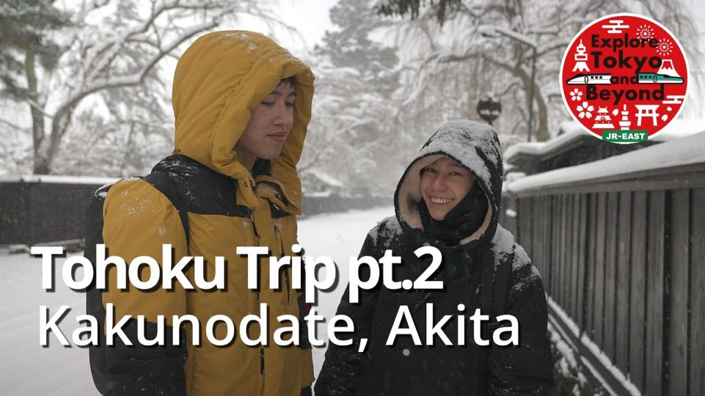 Exploring Tohoku with the JR East Pass! Snowy Day in Kakunodate (Day 2)