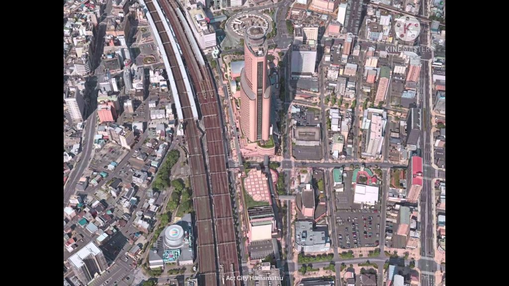 Hamamatsu, Japan 3D Flyover Tour 🇯🇵