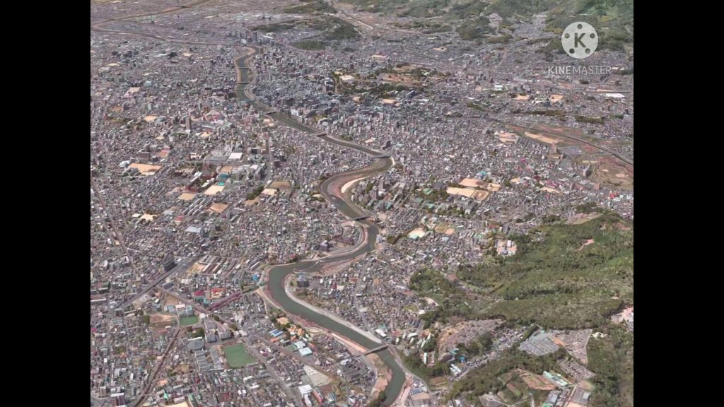 Kumamoto, Japan 3D Flyover Tour 🇯🇵