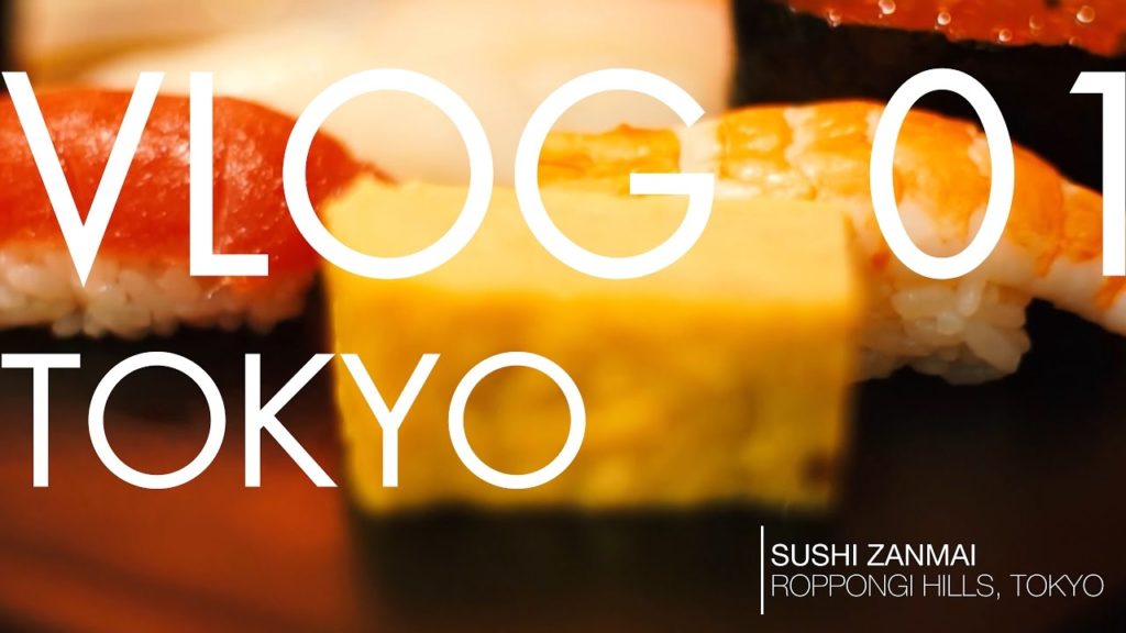Sushi in Japan travel VLOG #1 [Roppongi Hills, Tokyo Tower, Shibuya] 4K